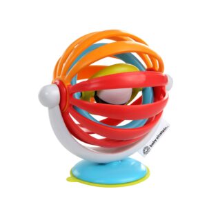 Baby Einstein, Sticky Spinner Spielzeug, perfekt auf Reisen oder für unterwegs, saugfähiger Boden zum Anbringen auf glatten Oberflächen